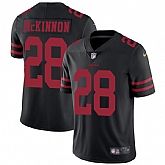 Nike Men & Women & Youth 49ers 28 Jerick McKinnon Black NFL Vapor Untouchable Limited Jersey,baseball caps,new era cap wholesale,wholesale hats